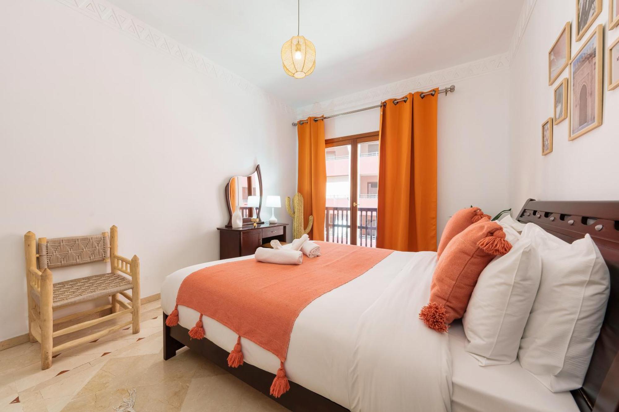 Appartement Chic Gueliz Plaza Avec Vue 马拉喀什 外观 照片