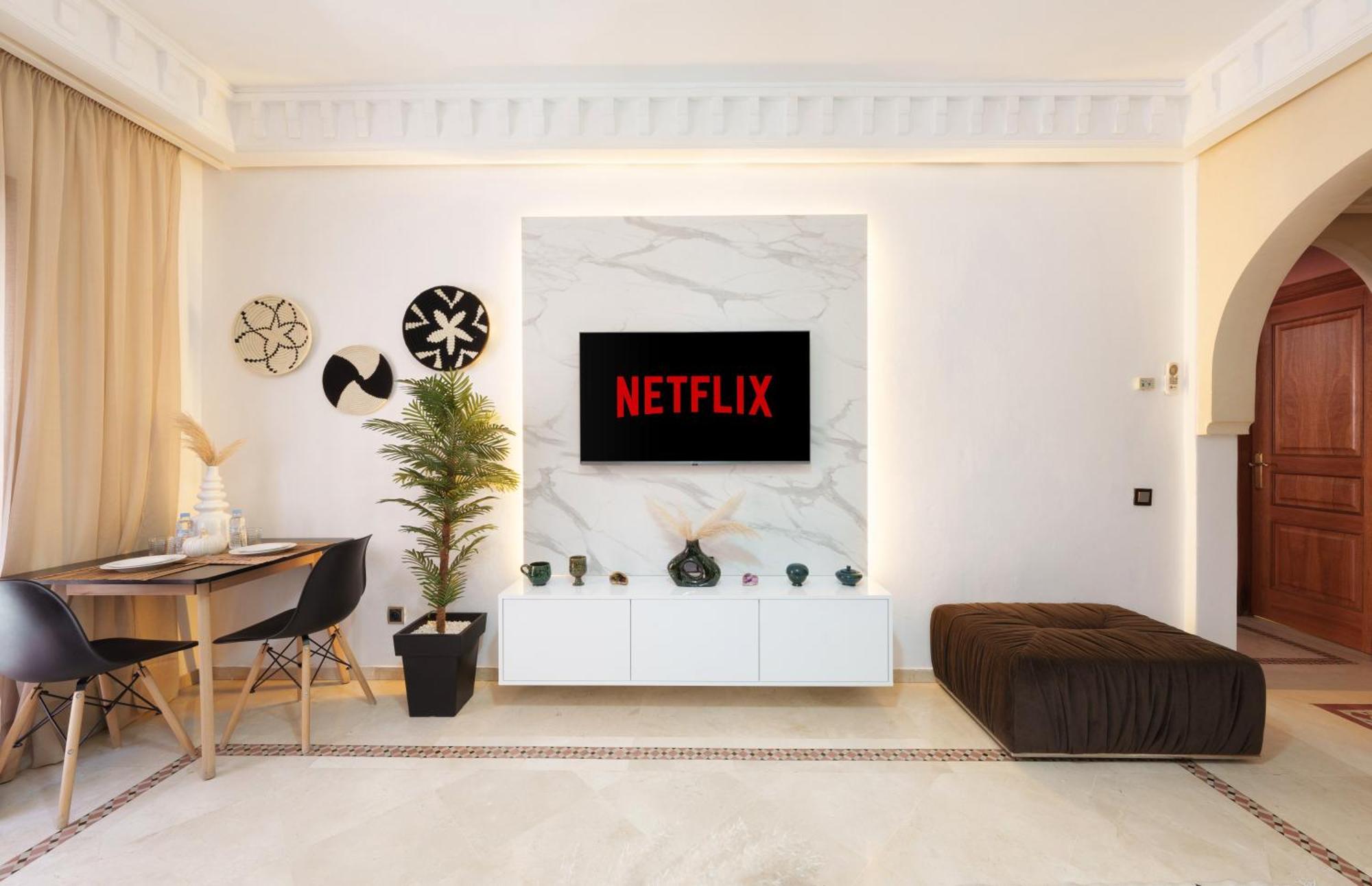 Appartement Chic Gueliz Plaza Avec Vue 马拉喀什 外观 照片